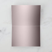 小さパーソナライズされたいベビーの足の指 招待状 (内部)