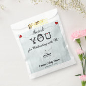 小さモダンな紳士の赤ちゃんシャワーかわいい フェイバーバッグ (封をした状態)