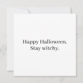 小さ不気味い魔女 カード (裏面)