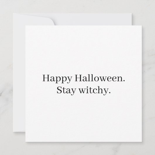 小さ不気味い魔女 カード (裏面)