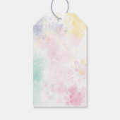 小さ恋しく思い二つのメッセージカード!第2誕生日 ギフトタグ (裏面)