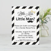 小さ恋しく思か小さな男のジェンダーが招待状を明かす 招待状 (スタンド正面)