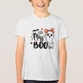 小さ恋しく思な酒 | 不気味おもしろいキッズハロウィーン トライブレンドＴシャツ (正面)