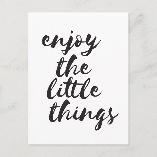 小さ楽しむい物 – ハガキ感動的 ポストカード (正面)