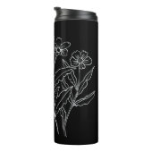 小さ楽しむなもの花 タンブラー (回転右)