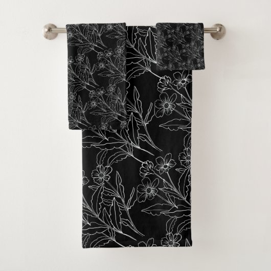 小さ楽しむなもの花 バスタオルセット (インサイチュ)