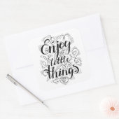 小さ楽しむなもの1 スクエアシール (封筒)