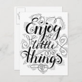 小さ楽しむなもの1 ポストカード (正面/裏面)