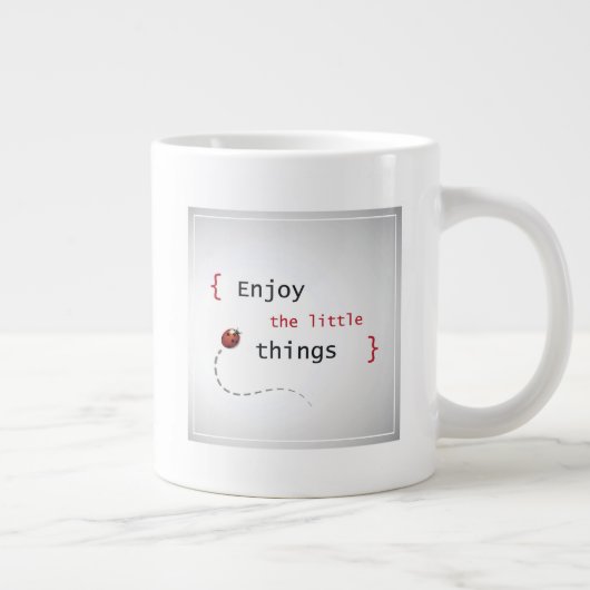 小さ楽しむなもの2 ジャンボコーヒーマグカップ (右)