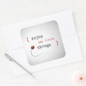 小さ楽しむなもの2 スクエアシール (封筒)