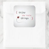 小さ楽しむなもの2 スクエアシール (バッグ)