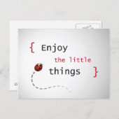 小さ楽しむなもの2 ポストカード (正面/裏面)