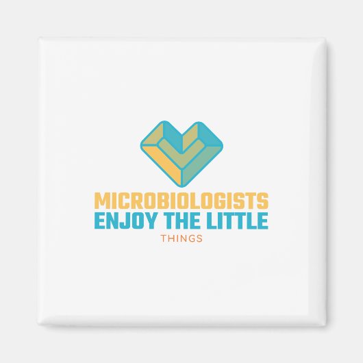 小さ楽しむなもの マグネット (正面)