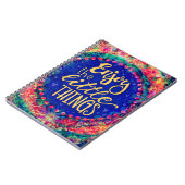 小さ楽しむな事が心を揺さ感動的がす ノートブック (左側)