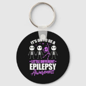 小てんかんの認識度違うだ キーホルダー (正面)