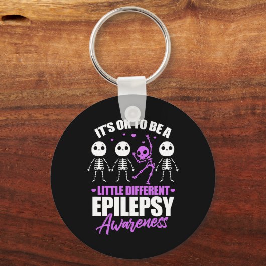 小てんかんの認識度違うだ キーホルダー (正面)