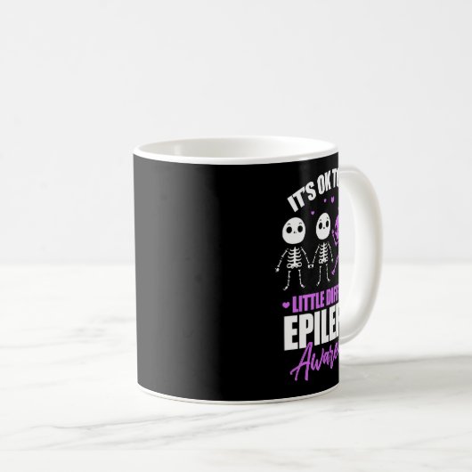 小てんかんの認識度違うだ コーヒーマグカップ (正面右)