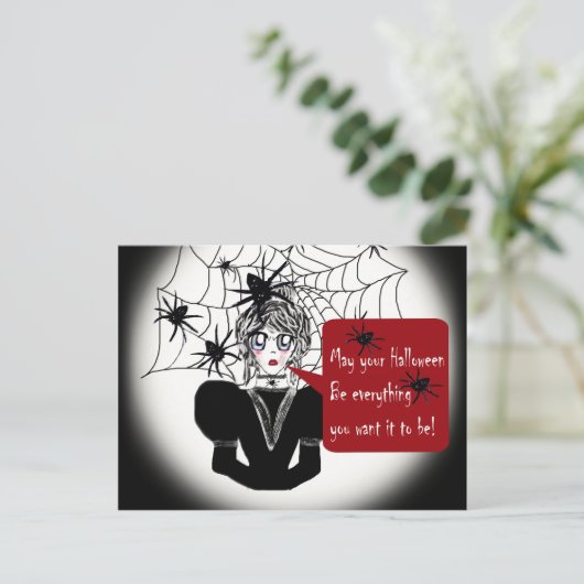 小アニメのスパイダーウーマン ポストカード (スタンド正面)