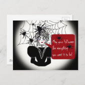 小アニメのスパイダーウーマン ポストカード (正面/裏面)