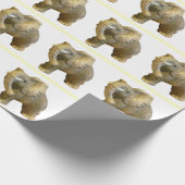 小アフリカの雄牛 ラッピングペーパー (角)