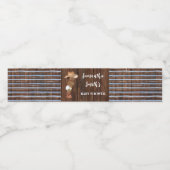 小アフリカ系アメリカ人カウボーイウェスタン赤ちゃんシャワー ペットボトルラベル (シングルラベル)