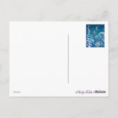 小アメジストフクロウ ポストカード (裏面)