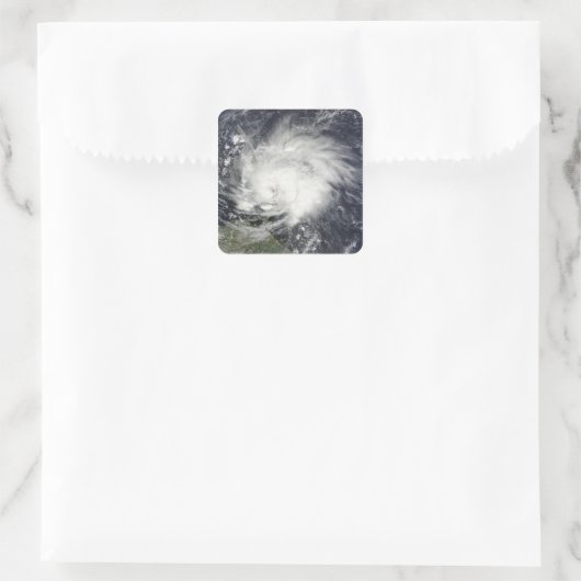 小アンティル諸島のハリケーン・トマス スクエアシール (バッグ)