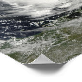 小アンティル諸島のハリケーン・トマス ポスター (角)