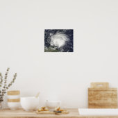 小アンティル諸島のハリケーン・トマス ポスター (キッチン)