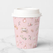 小エレガントプリンセスベビーシャワー紙カップ 紙コップ (裏面)