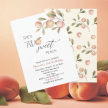 小エレガント桃の水色の赤ちゃんシャワー