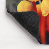 小オレンジマッシュルーム自然 マウスパッド (コーナー)