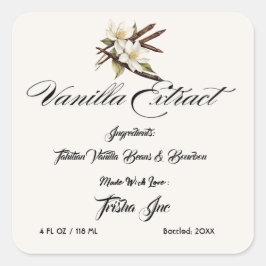 小カスタマイズ商バニラ抽出製品 スクエアシール