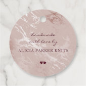 小カスタムさなビジネス用品のパッケ感謝していージング フェイバータグ (裏面)