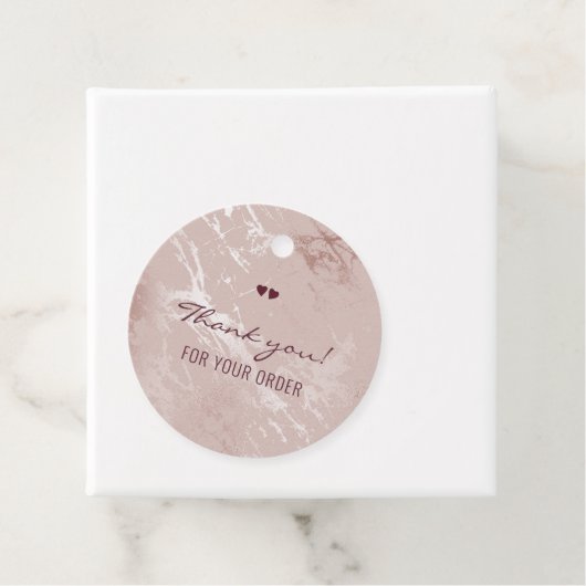 小カスタムさなビジネス用品のパッケ感謝していージング フェイバータグ (インサイチュ)