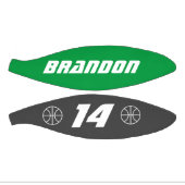 小カスタムさなミニバスケットボールの子供の誕生日ギフト ミニバスケットボール (パネル)