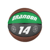 小カスタムさなミニバスケットボールの子供の誕生日ギフト ミニバスケットボール (正面)