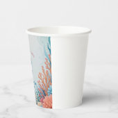 小カスタムさな人魚が海の下を歩いている 紙コップ (左)