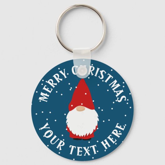 小カスタムさな雪のおもしろい格言トロール付きキーチェーン キーホルダー (正面)