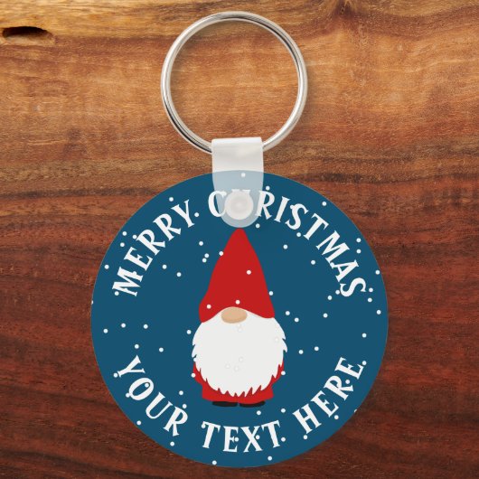 小カスタムさな雪のおもしろい格言トロール付きキーチェーン キーホルダー (正面)