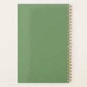 小カスタムプランナー | 5.5インチx 8.5インチオーガナイザー プランナー手帳 (裏面)