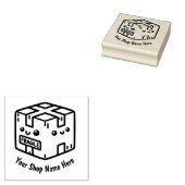 小カスタム事業・店舗用の脆弱な切手 ラバースタンプ (押印)