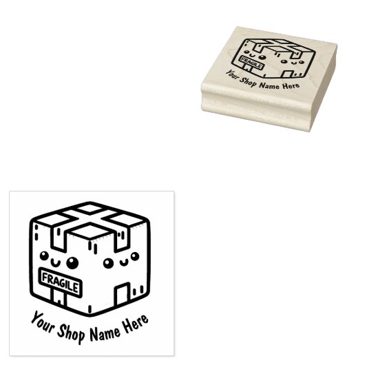 小カスタム事業・店舗用の脆弱な切手 ラバースタンプ (押印)