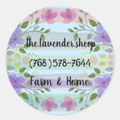 小カスタム商の広告ステッカー ラウンドシール (正面)