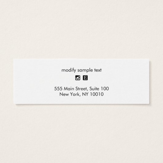 小カスタム型ロゴ追加スタッドイヤリング表示ホルダー (裏面)