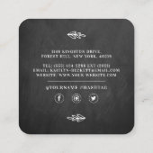 小カスタム型用品の自家製/手作り スクエア名刺 (裏面)