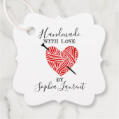 小カスタム業用ニット供給包装ラベル フェイバータグ (正面)