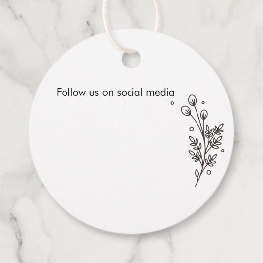 小カスタム業用品ラベル フェイバータグ (裏面)