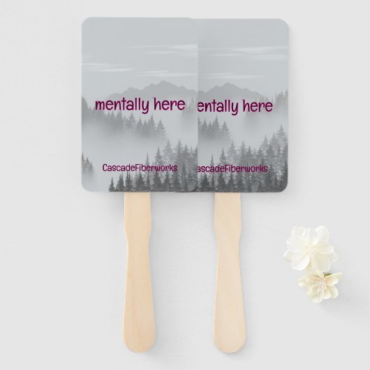 小カスタム規模企業の市場向けブランドのファン ハンドファン (正面&裏面)