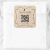 小カスタム規模企業のQRコードのパッケージ スクエアシール (バッグ)